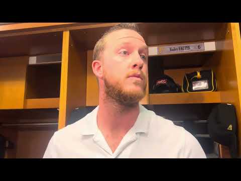 Bailey Falter after going five innings against the Tigers