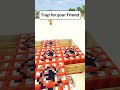 Minecraft Trap for your Friend 😋 #minecraft #shorts