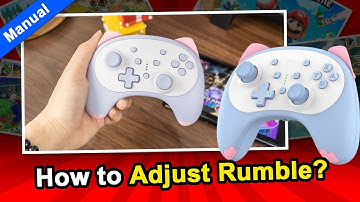 How to Adjust the Rumble of IINE Cat Controller?😍