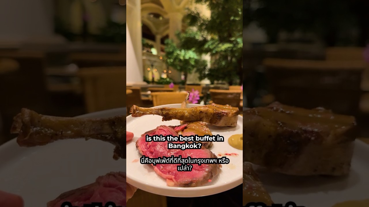 Is this the Best Buffet in Bangkok? Grand Hyatt Erawan Hotel Buffet in Bangkok Thailand 🇹🇭