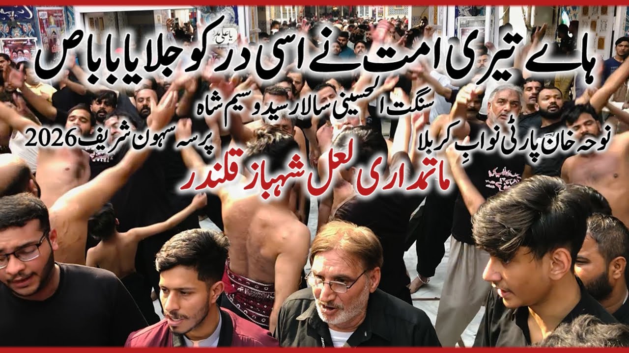 Hey Teri Ummat Ne Usi Dar ko Jalaya Baba | Sangat Al Hussaini Salar Syed Waseem Shah | Sehwan Sharif