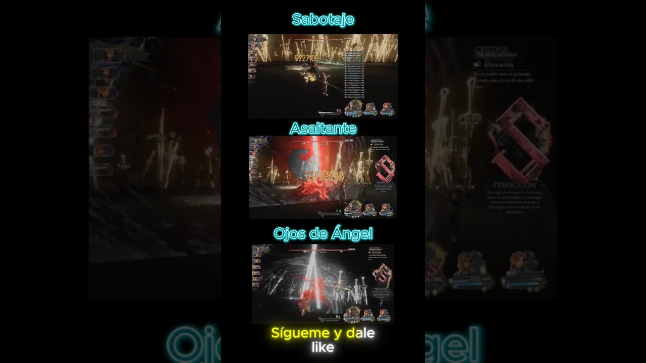 TODOS los ATAQUES GRADIENTE de VERSO en EXPEDITION 33