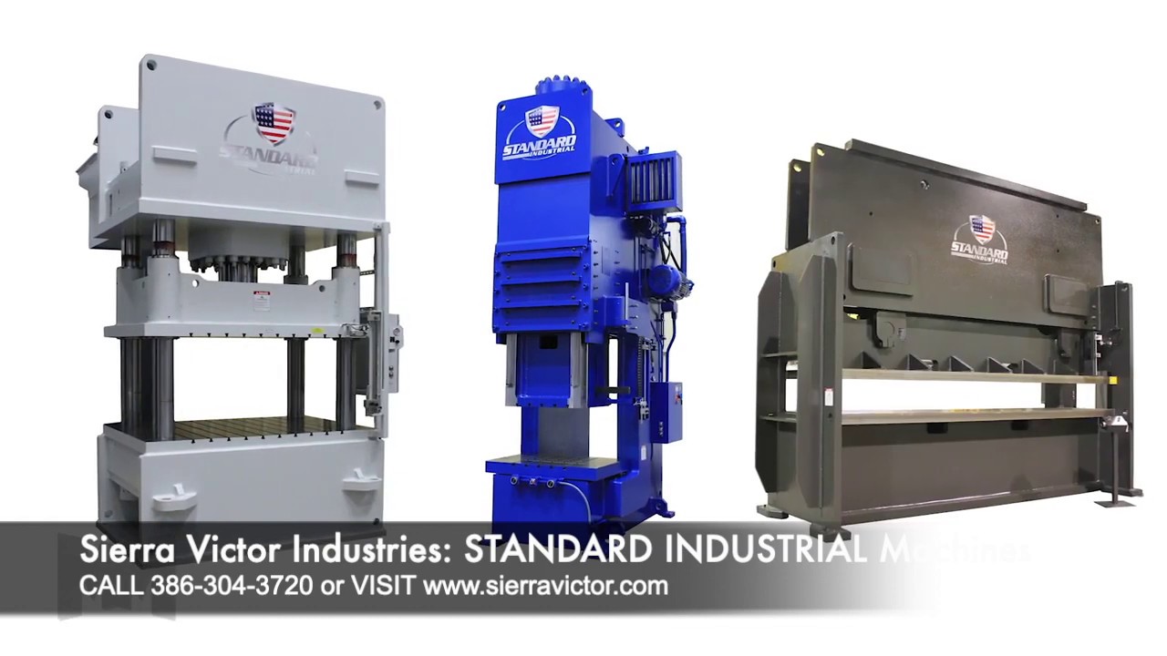 Sierra Victor Machinery STANDARD INDUSTRIAL Machines YouTube