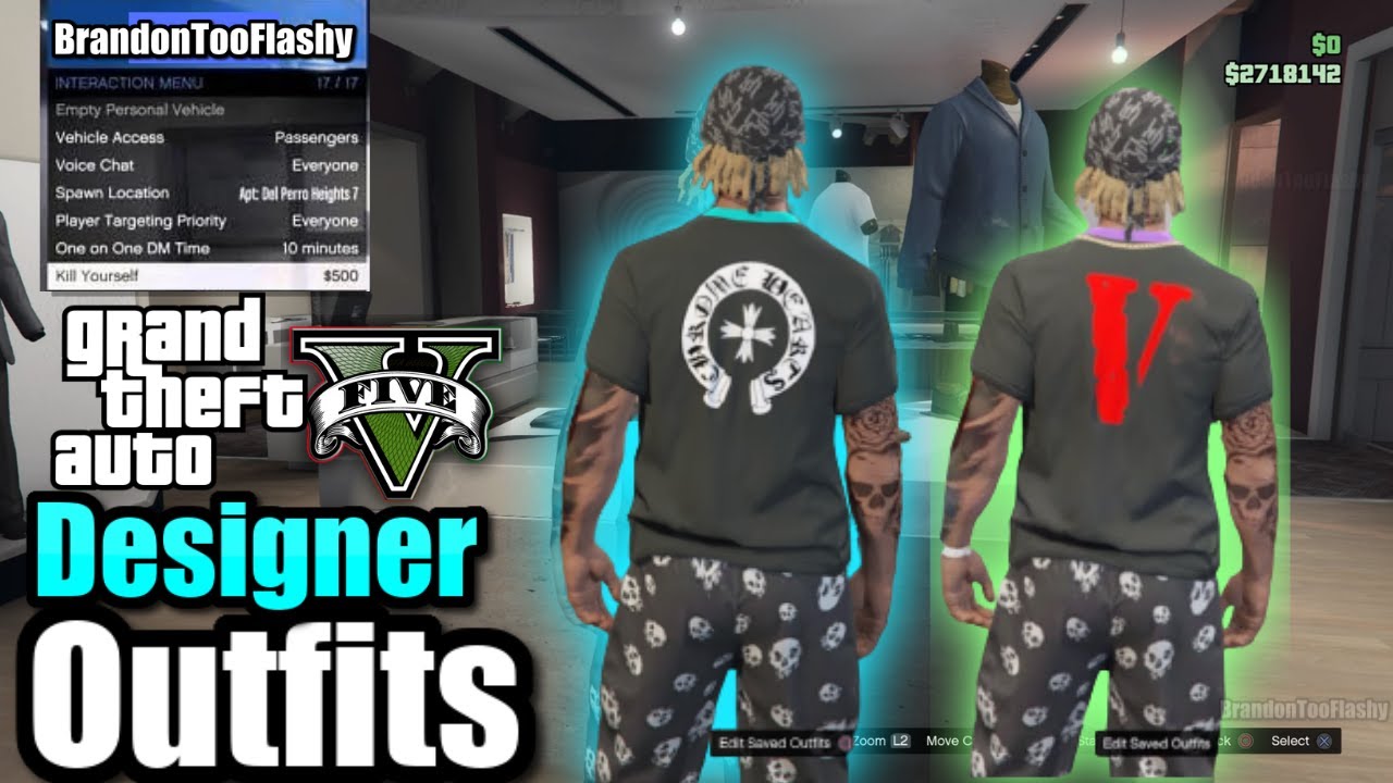 HOW TO GET CHROME HEARTS in GTA 5 ONLINE ! ANY DESIGNER BRAND + LOGO