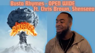 Busta Rhymes - OPEN WIDE (Official Audio) ft. Chris Brown, Shenseea | Reaction