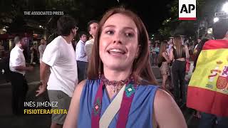 El Partido Popular celebra el resultado electoral en España