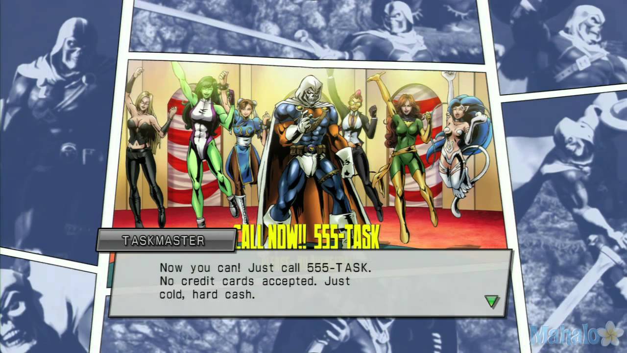 Marvel vs Capcom 3 - Taskmaster Ending - YouTube