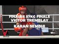 Victor tremblay aux nationaux vs karan sembhi