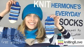 knit Hermione's Everyday SOCKS - sirdar 0164 - FO | knittingILove