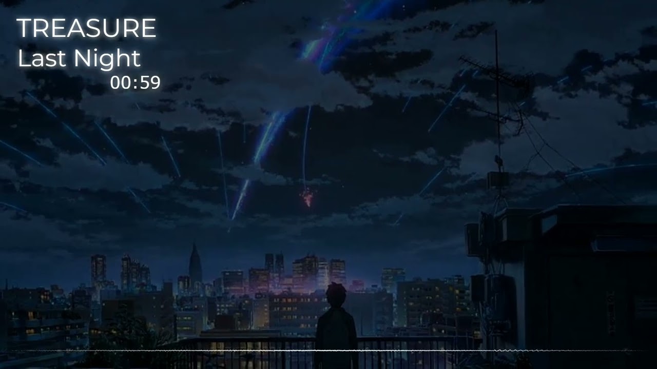 TREASURE - Last Night [Nightcore/sped up]