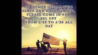 We salute you!