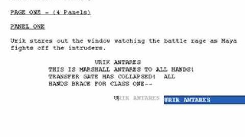 Movie Magic Screenwriter and Comic Book scripts