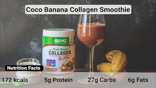 Collagen Smoothie | Chocolate Smoothie | Skin Care | OZiva Collagen | Healthy Recipe | OZiva