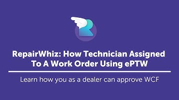 RepairWhiz: How Technician Assigned To A Work Order Using ePTW (e-Permit To Work)