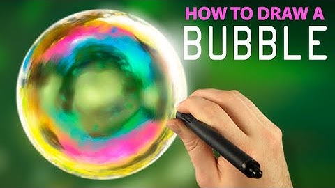 How to Draw a Bubble - Hyper Realistic Painting Tutorial (Corel Painter)