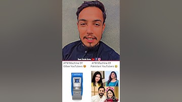 Other YouTuber ATM machine and Pakistani YouTubers ATM machine 😜😂 #samiibrahiextra #funny #viral #