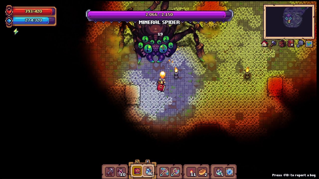 Tinkerlands - Slimeking, Frog Prince, and Mineral Spider Bosses - Ship Fixed - Episode #03