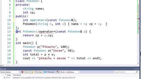 C++ Overloading Addition Operator and using const