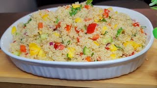 Best quinoa salad , healthy and nutritious. سلطة الكينوا الصحية.
