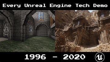 All Unreal Engine Tech Demo [1996-2020] [Evolution 1080p]