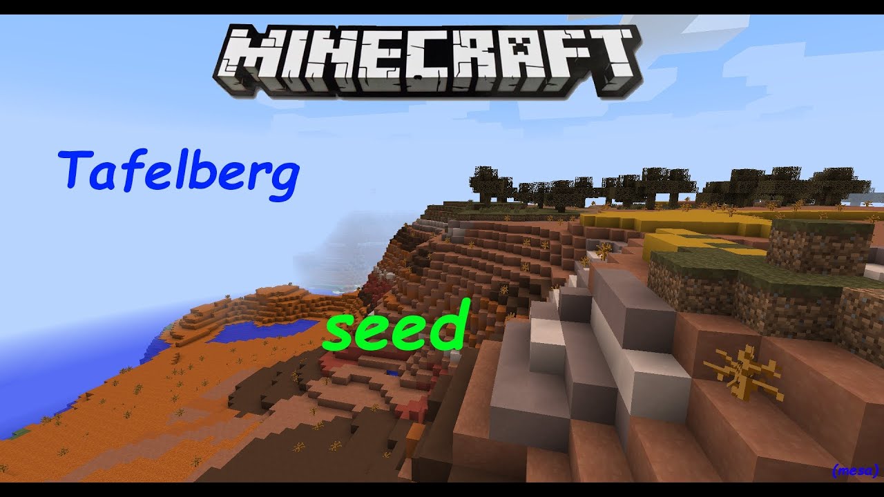Tafelberg Minecraft Seed 1 7 9 Youtube