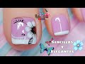 Diseño de uñas PIES ¡Muy fácil! Uñas de los pies decoradas | Diseño sencillo y elegante para uñas