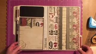 How to make a Christmas file folder album - Part 1