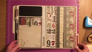 How to tutorial on Simple Stories file folder album Part 1