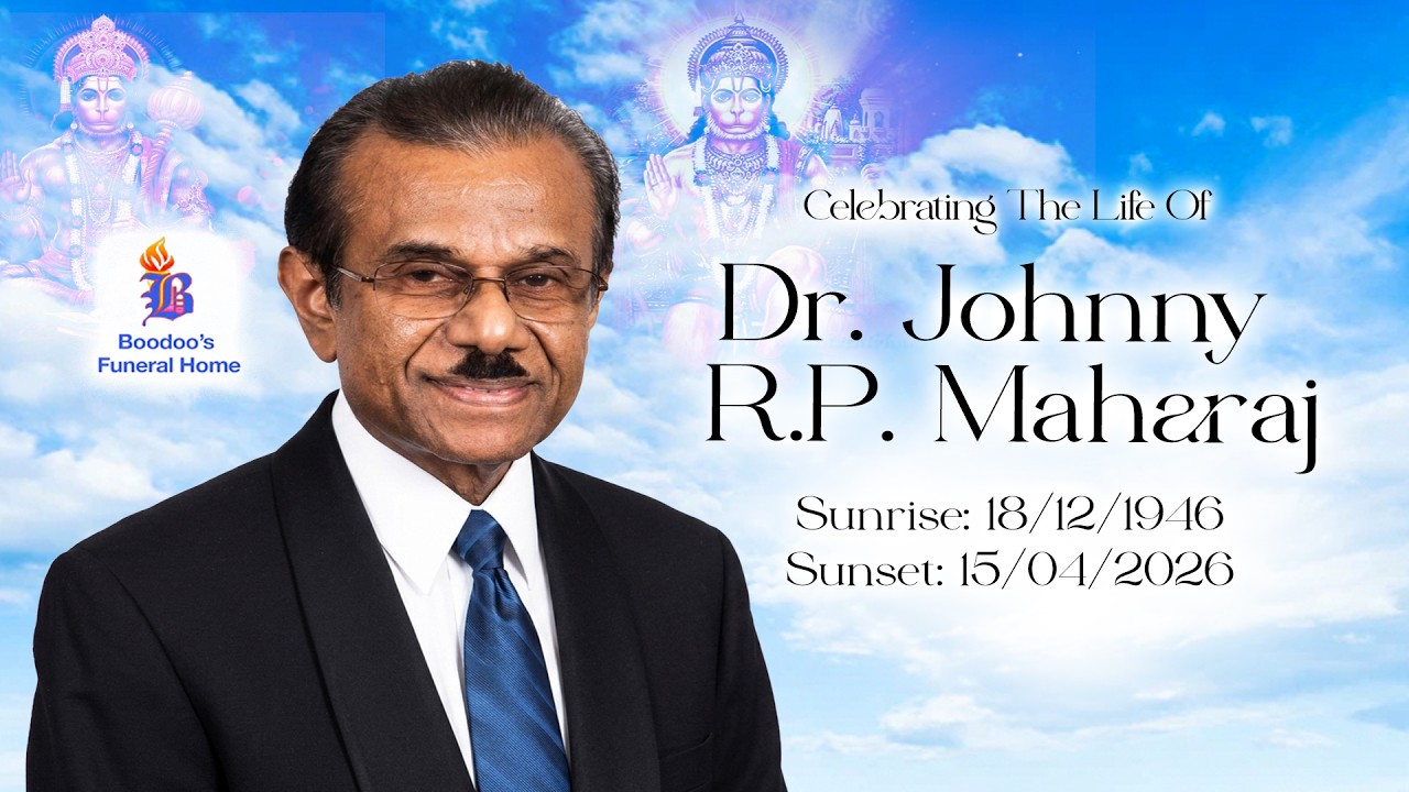 Celebrating The Life Of Dr. Johnny R.P. Maharaj. - YouTube