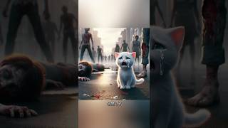 Zombie Takeover! Will the Cat Get Infected? Watch until the end! #cat #ai #catlovers #story #viral