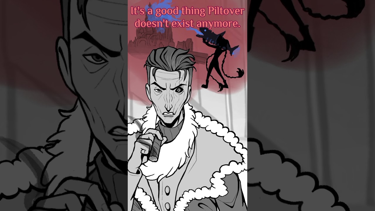 The Santa of Zaun ranting about Piltover. As usual. 