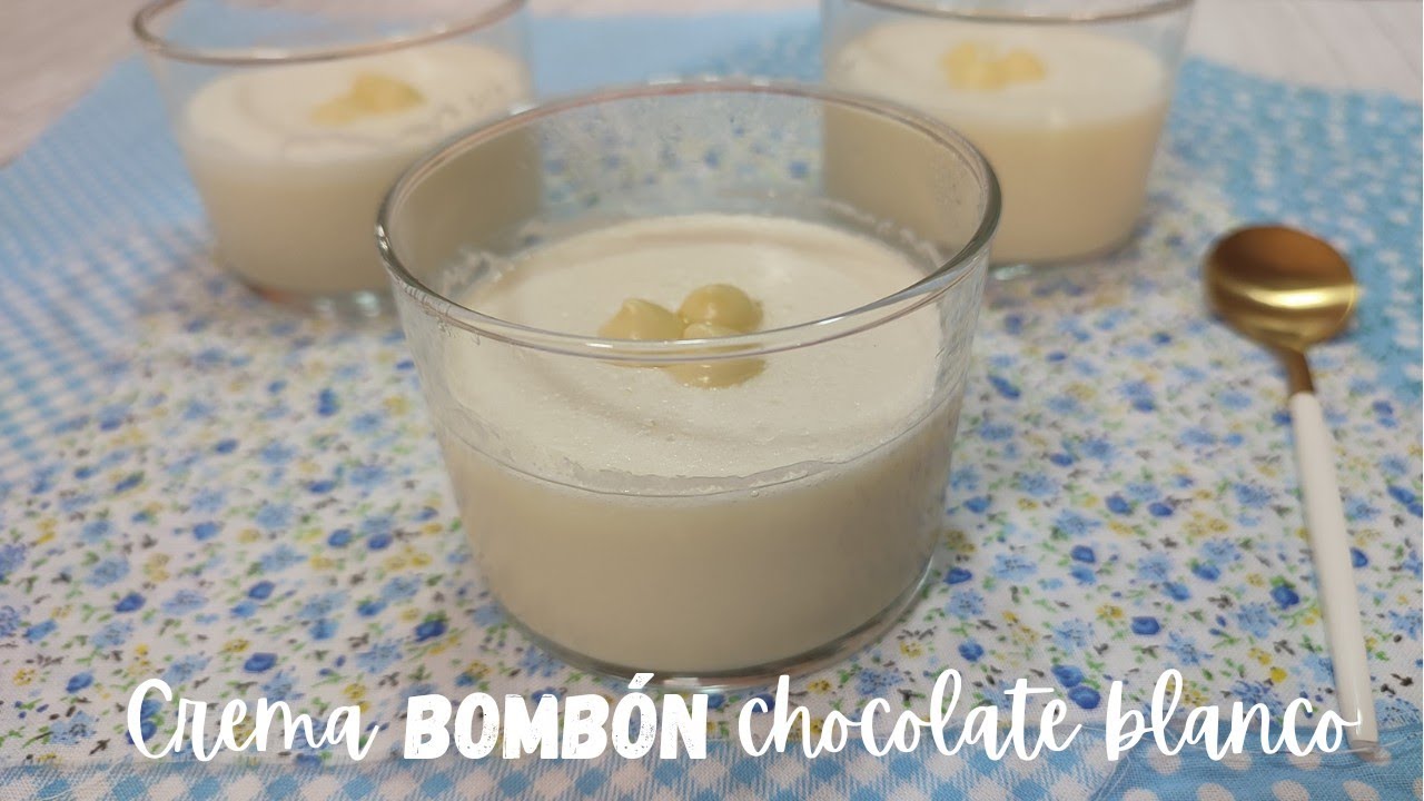 POSTRE BOMBÓN CLESA DE CHOCOLATE BLANCO, irresistible,paso a paso con Mambo!!