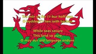 National anthem of Wales (WLS/EN lyrics)