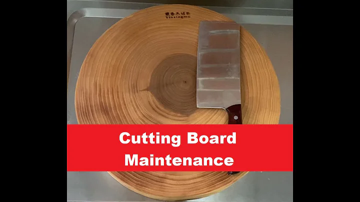 Chopping Board Care / Repair / Restore / Maintenance - Prevent Crack and Mould