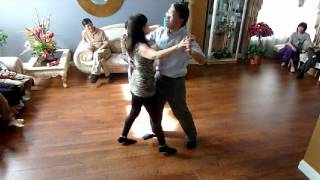 Ballroom dancing - Taiwan Tango 1 (teach and demo)