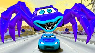 Live Compilation: Escape From McQueen Eaters Monsters  | McQueen vs Monsters Cars |  BeamNGDrive #5