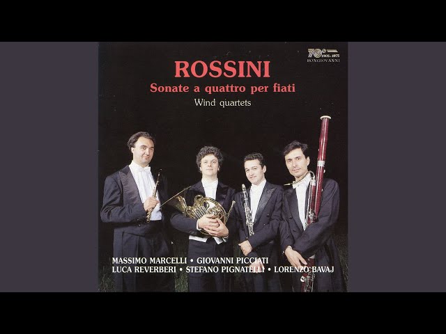 Rossini - Sonate pour vents n° 1 : Finale : Quatuor Nis'tanbul