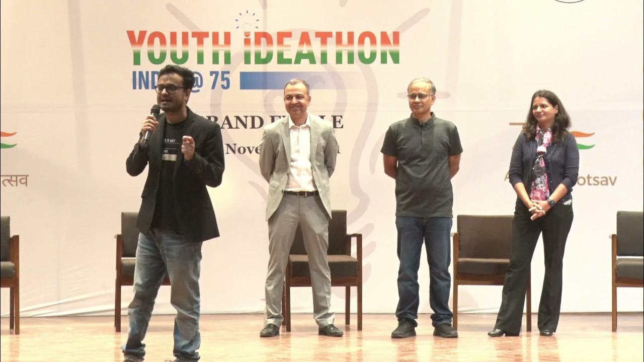 Shalabh Goyal, Most Popular Idea Award, at India@75 National Youth