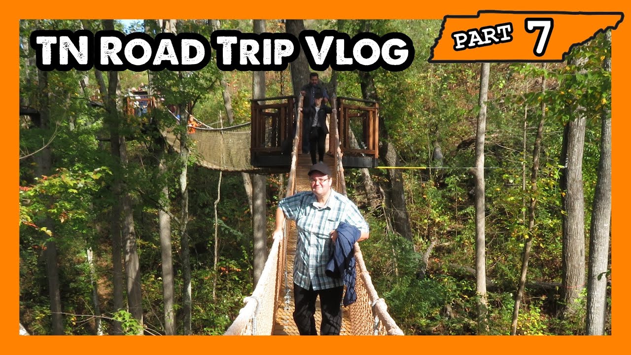 Tennessee Part 7 Anakeesta, Chairlift Ride, Treetop Skywalk, Cliff Top
