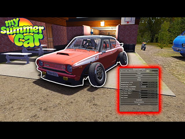 My Summer Car Brasil: [Mod] Sujeira e Chuva realista pro Satsuma