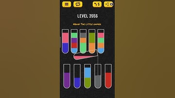Water sort puzzle level 3556