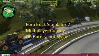 EuroTruck Simulator 2 Multiplayer convoy. What could possibly go wrong?
