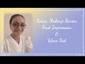 Kosas Makeup Review| First Impression & wear test