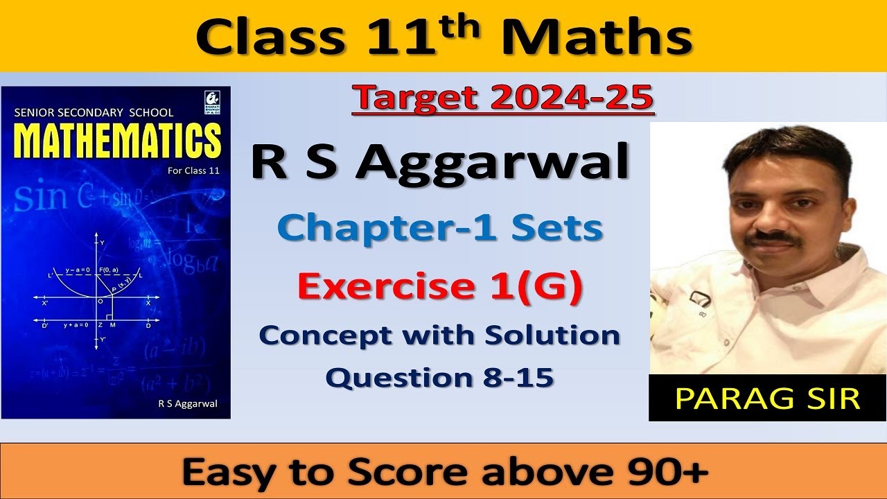 R S Aggarwal Class 11 Chapter 1 Sets Ex 1 G Question 8 15 By Parag R s aggarwal class 11 chapter 1 sets ex 1 g question 8 15 by parag