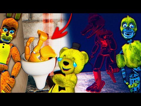 Видео: FNAF ПЛЮШТРАП в УНИТАЗЕ УГАР и СЕКРЕТНАЯ КОМНАТА с КРАСНЫМ ФОКСИ из ФНАФ НОВЫЕ АНИМАТРОНИКИ !!!