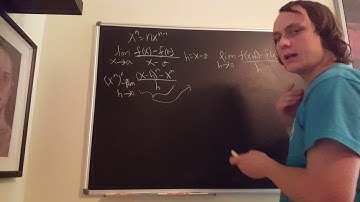 Proof that the derivative of x^n = nx^(n-1)