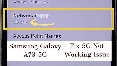 Samsung Galaxy A73 5G | Fix all 5G Network Issues | 5G Not Working | No 5G Symbol | 100% Solved