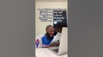 Me at 11:20pm laughing at tiktoks knowing I got assignments due at 11:59pm #relatable #shorts