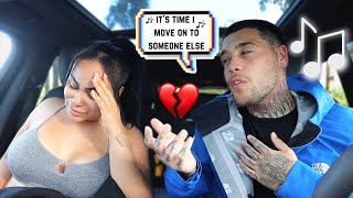 Breaking Up With My Girlfriend Using Song Lyrics! *emotional*