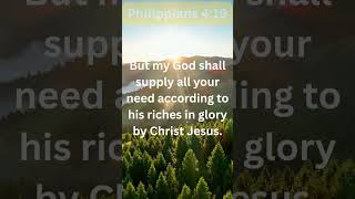 God Will Supply Everything You Need 🙏💰✨ #faithoverfear #bibleverse